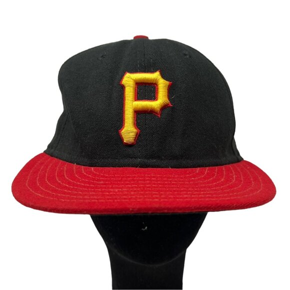 Pittsburgh Pirates New Era MLB On Field Authentic Hat Cap 7 Fitted Vintage Red - Picture 1 of 12